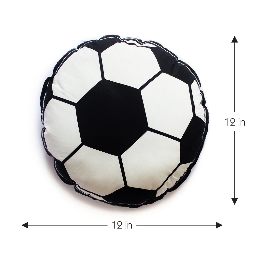 Football Fever Ball Shape Cushion for Boys & Girls (Can be Personalised)