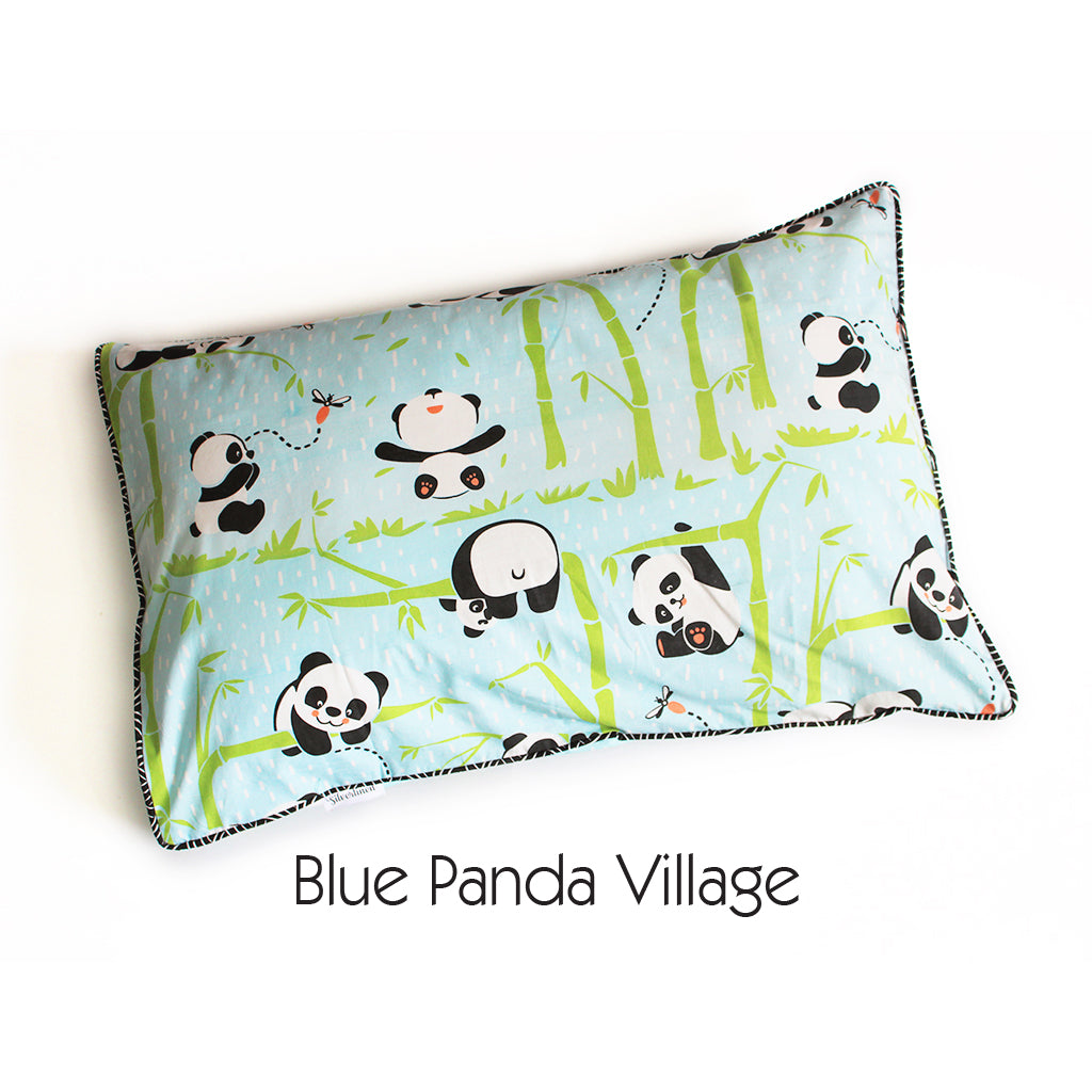 100% Cotton Single Pillow Cover with Piping (PILLOW NOT INCLUDED) || Fits All Standard Size Pillows, Back Flap Closure
