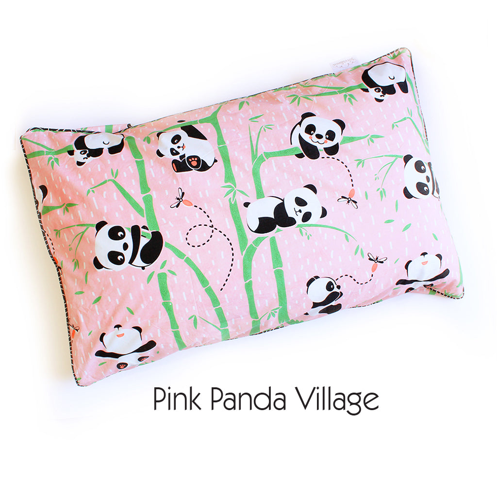 100% Cotton Single Pillow Cover with Piping (PILLOW NOT INCLUDED) || Fits All Standard Size Pillows, Back Flap Closure