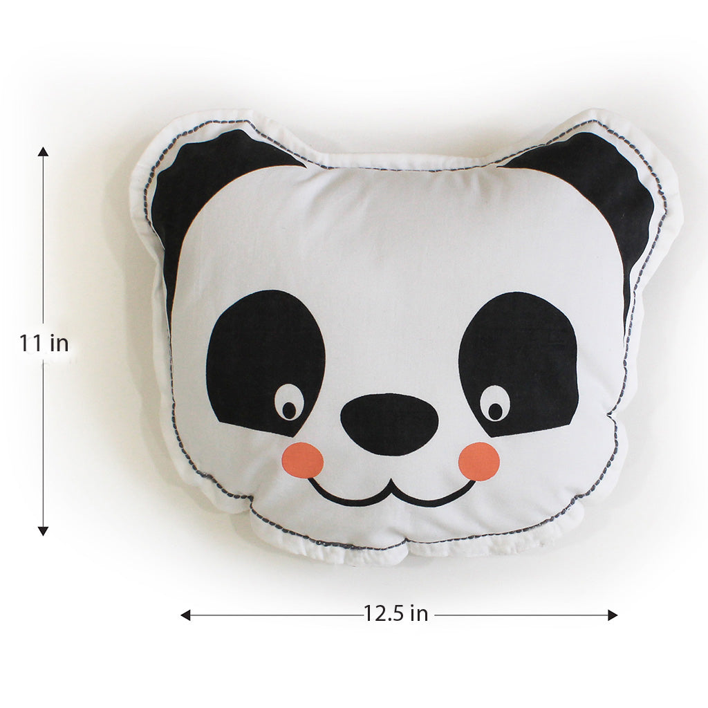 Panda Village Shape Cushion for Boys & Girls (Can be Personalised)