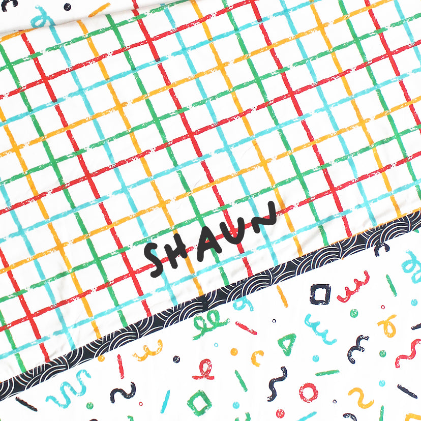 Confetti Pop Bold 100% Cotton 3 Layer Reversible Single Blanket Dohar for Boys & Girls (Can be Personalised) (Copy)