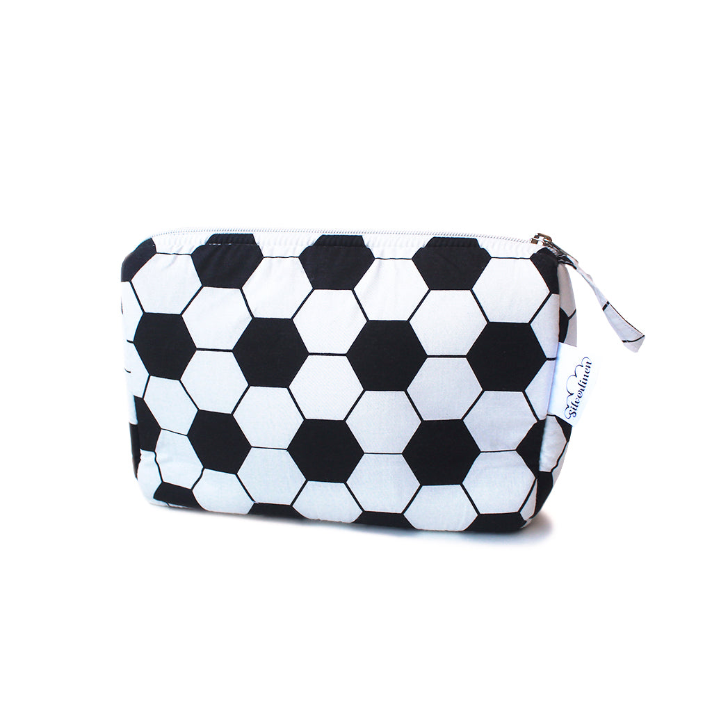 Drawstring Bag and Pouch Combo with Waterproof Lining || Multipurpose - Football