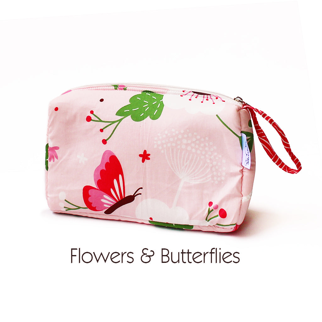 Set of 2 Multipurpose Pouches with Waterproof Lining || Multipurpose, Stationery Pouch, Toiletries Pouch, Accessories Pouch - Any 2 of Your Choice