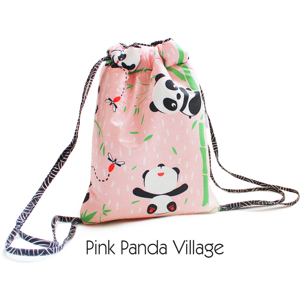 Set of 2 Drawstring Bags with Waterproof Lining - Any 2 of Your Choice