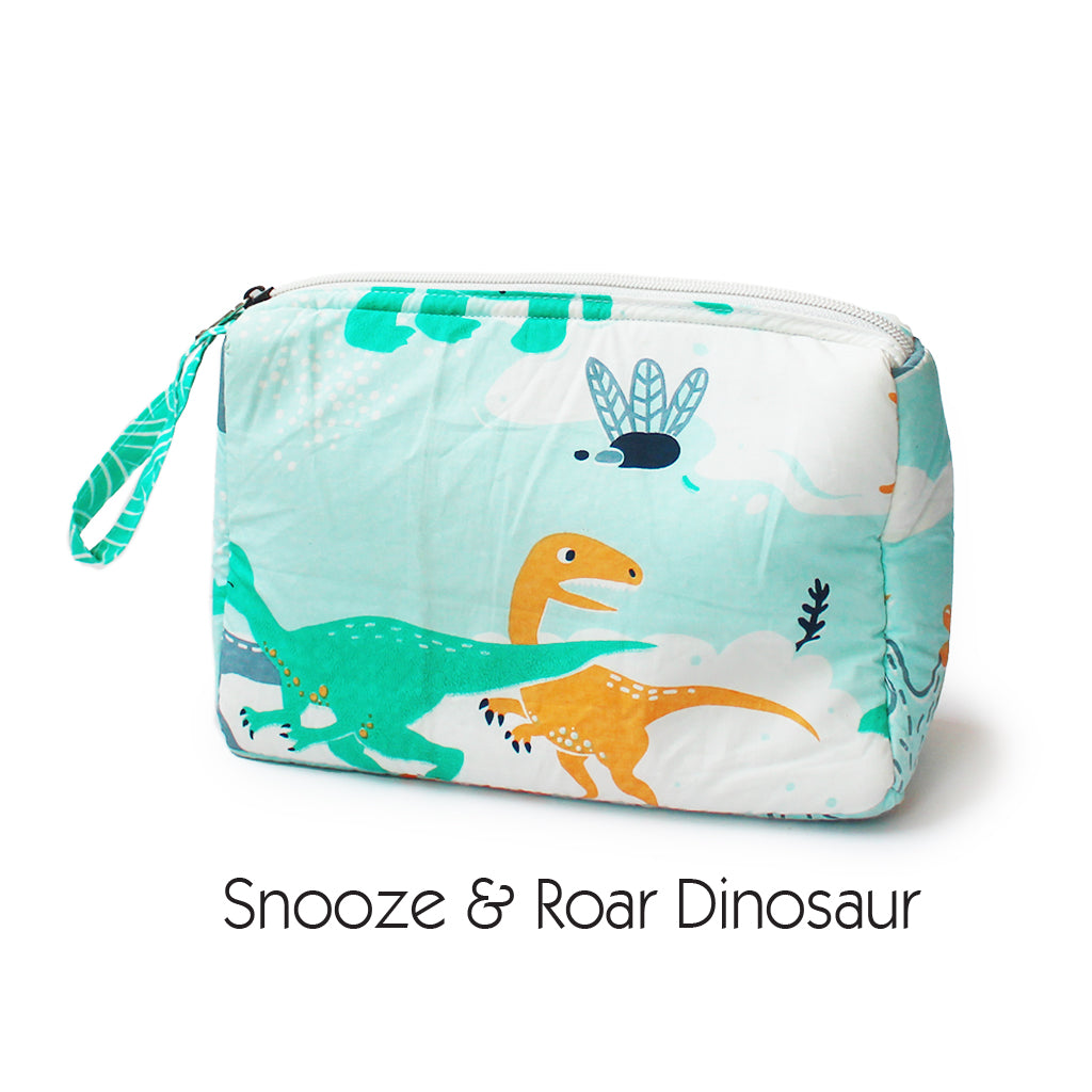 Set of 2 Multipurpose Pouches with Waterproof Lining || Multipurpose, Stationery Pouch, Toiletries Pouch, Accessories Pouch - Any 2 of Your Choice
